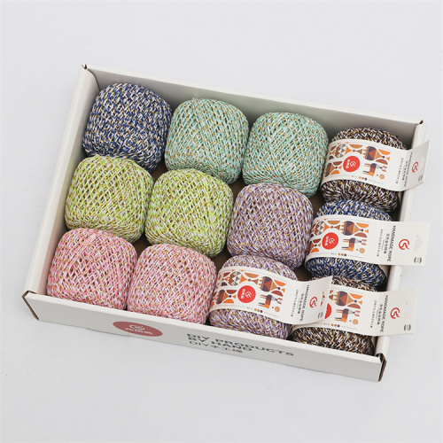 COTTON ROPE WITH golden ring ZJNC206C