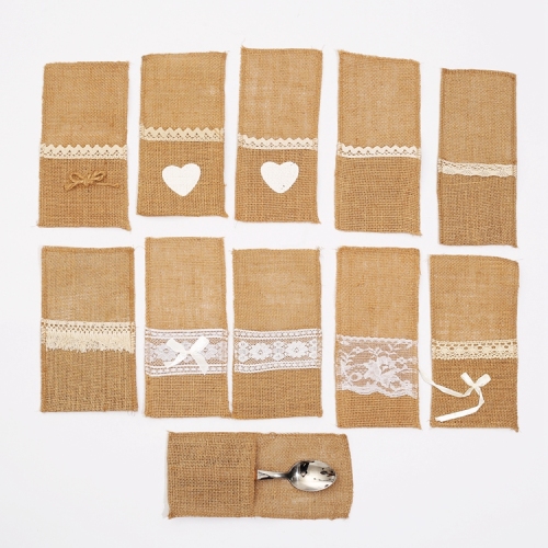 ZJNC577 JUTE FROK POCKET