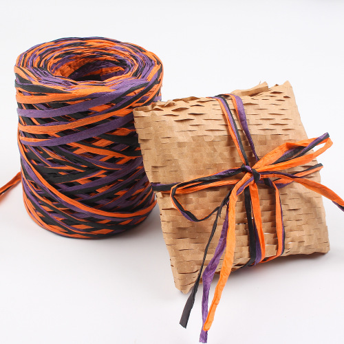 Halloween Paper Raffia idea