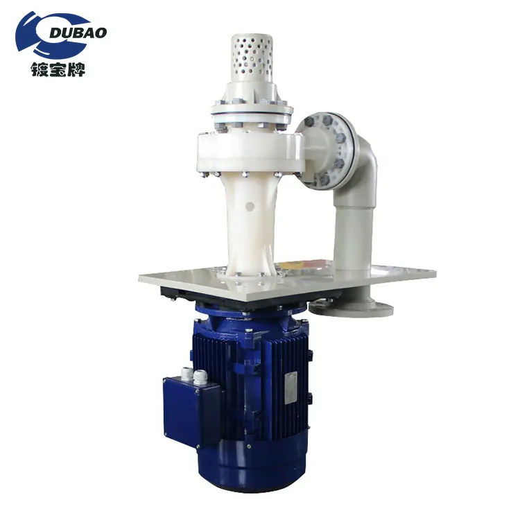 High Temperature PVDF Plastic Vertical Pump BT Series