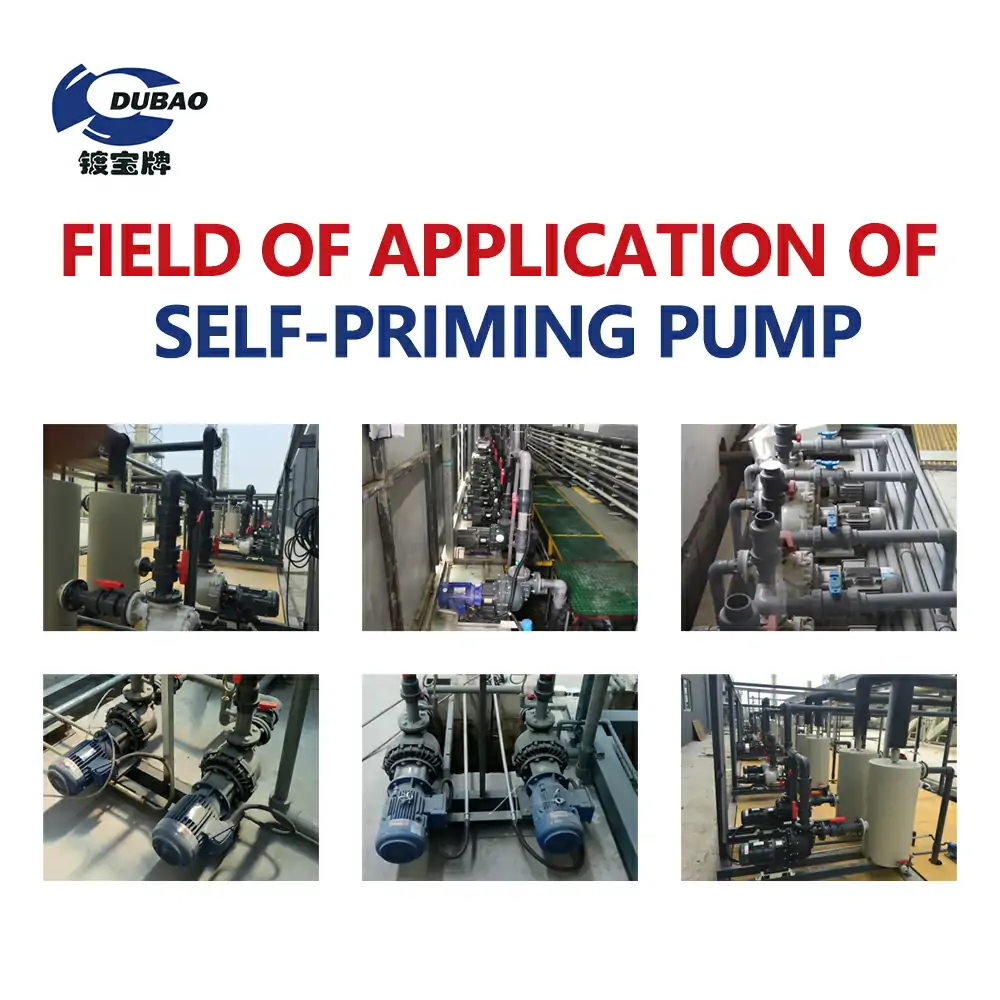 Chemical Self-priming Pumps Are Mainly Used in Which Fields?