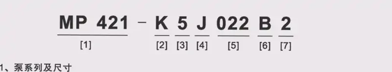 High Temperature Pump SUS 304 Model Description