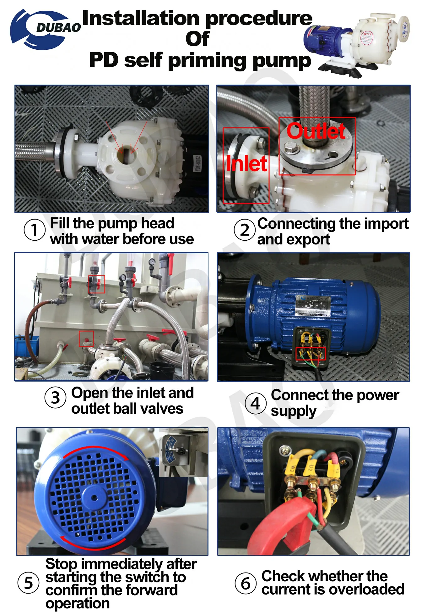 Precautions for installation of chemical self-priming pump