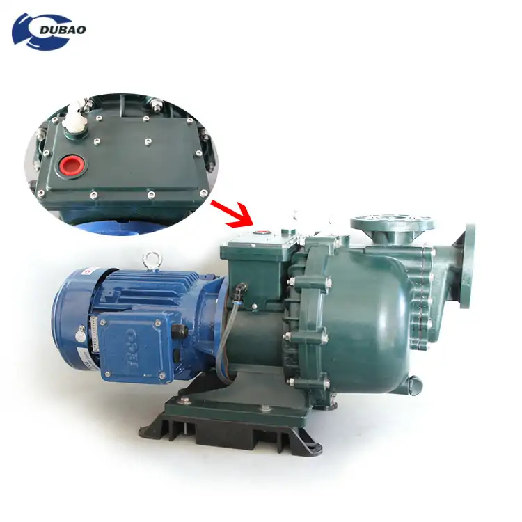 Chemical self-priming pump