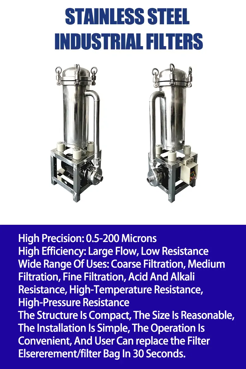 Stainless Steel Industrial Filters