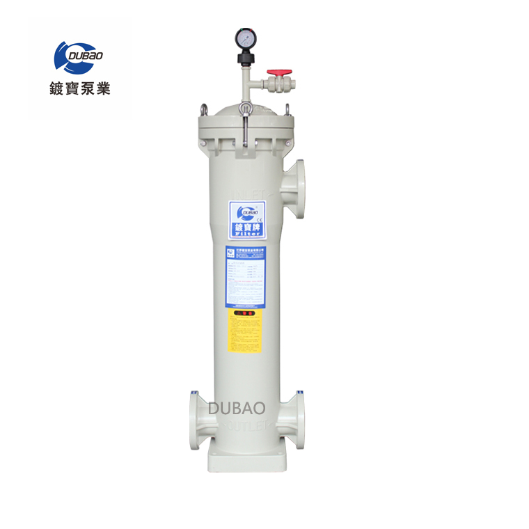 Plastic filter housing, PPH filter, chemical liquid filter