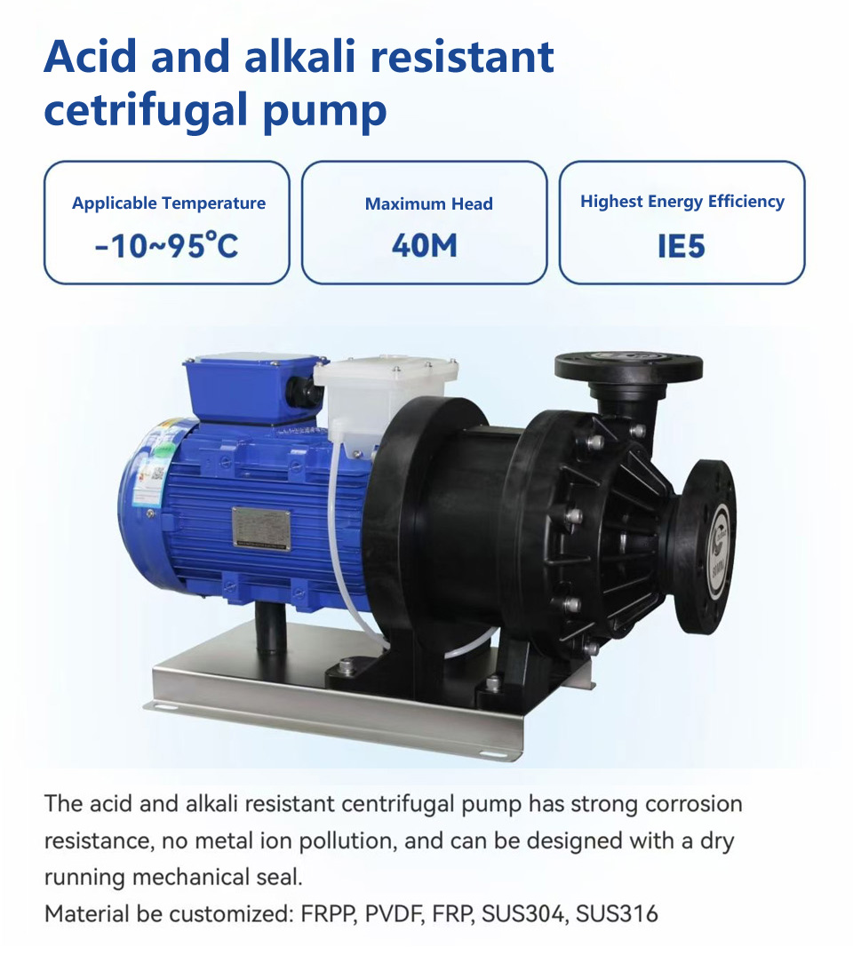 SG Series Acid and Alkali Resistant Centrifugal Pump