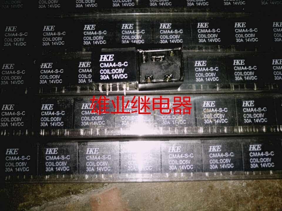 CMA4-S-C DC6V 30A New original for HKE relay CMA4-S-C DC6V