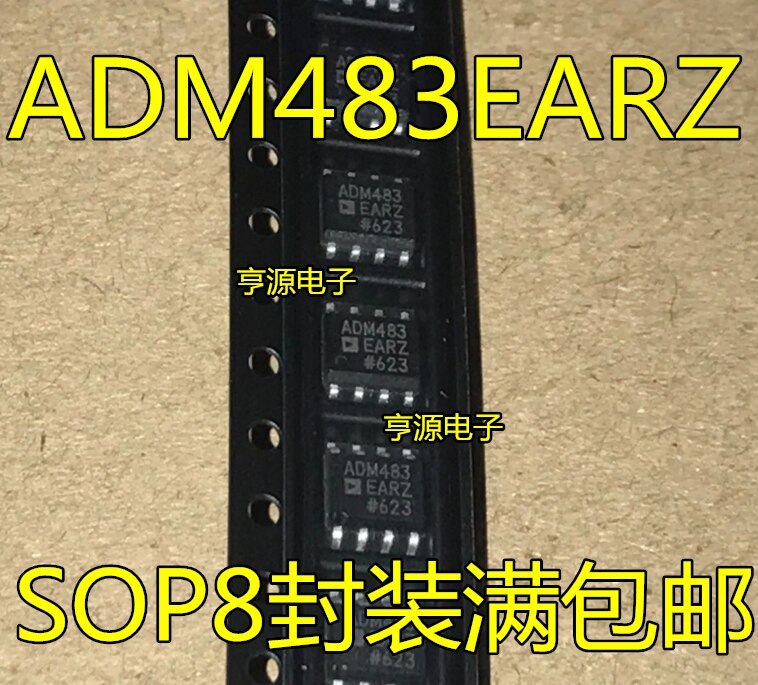 ADM483 ADM483EARZ RS485 transceiver chip IC SOP8