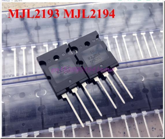 Real Original 100% NEW  MJL21193  MJL21194  MJL21193G  MJL21194G  TO-264  5Pair = MJL21193 5PCS + MJL21194 5PCS Auto Modules