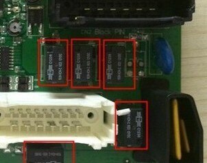 5pcs for Hippocampus M3 modified remote control automatic trunk commonly used relay brand new original