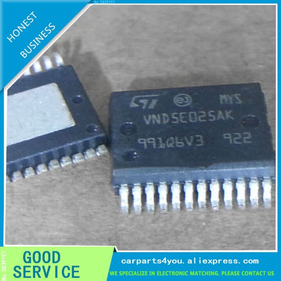10pcs to 20pcs VND5E025AK SSOP24 Auto chips for Wuling Hongguang S BCM module turn signal control chip Car ICs