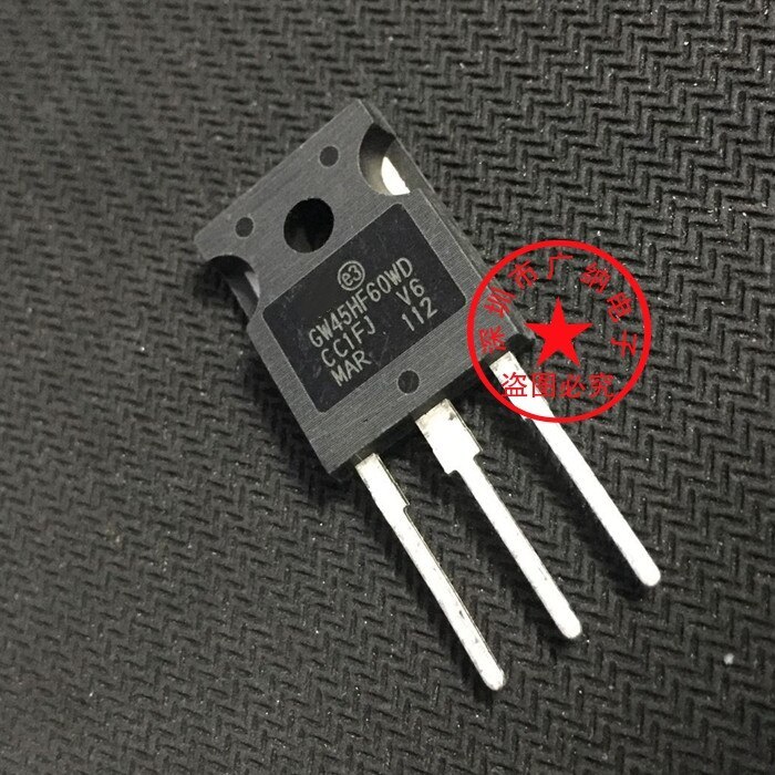5pcs GW45HF60WD TO-247 high-speed IGBT transistors commonly used in welding machines 45A/600V STGW45HF60WD original Chip