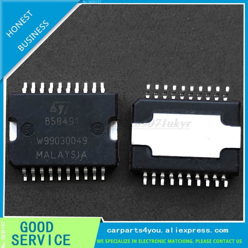 5PCS/LOT B58491 SOP-20 for Bosch M382 car computer board chip SMD iron bottom 20 feet Auto Power driver Chips Car engine ICs