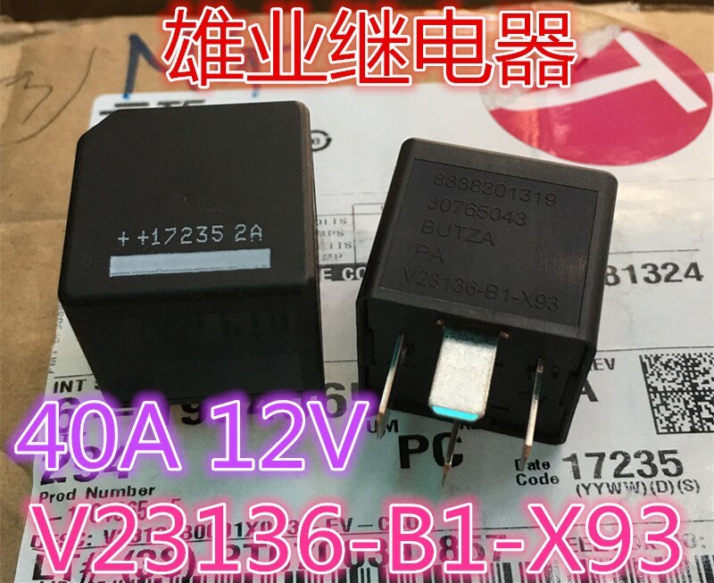 New original V23136-B1-X93 40A12V automotive relay V23136-B1-X66