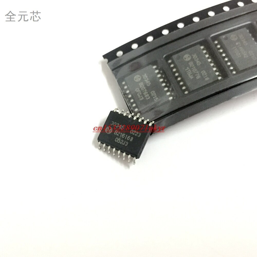 Free Shipping High Quality Auto Chip 30345  Automotive IC SOP-16 for ME7.5 computer board oxygen sensor signal processing chip