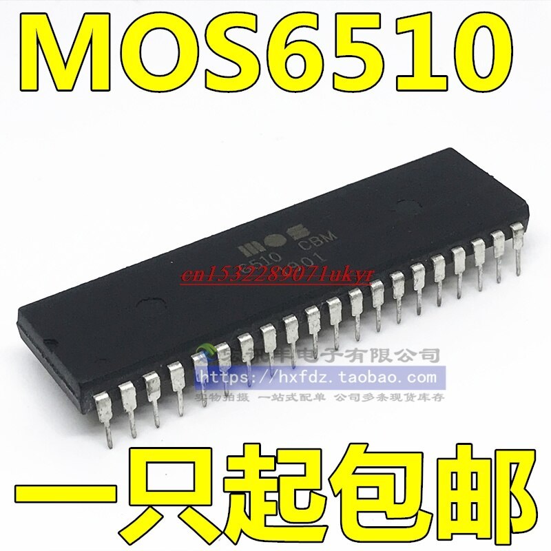 Best Quality (USED PARTS) 2PCS MOS6510CBM 6510CBM 6510 MOS 6510 CBM DIP-40 6510-CBM Old cpu chip microprocessor