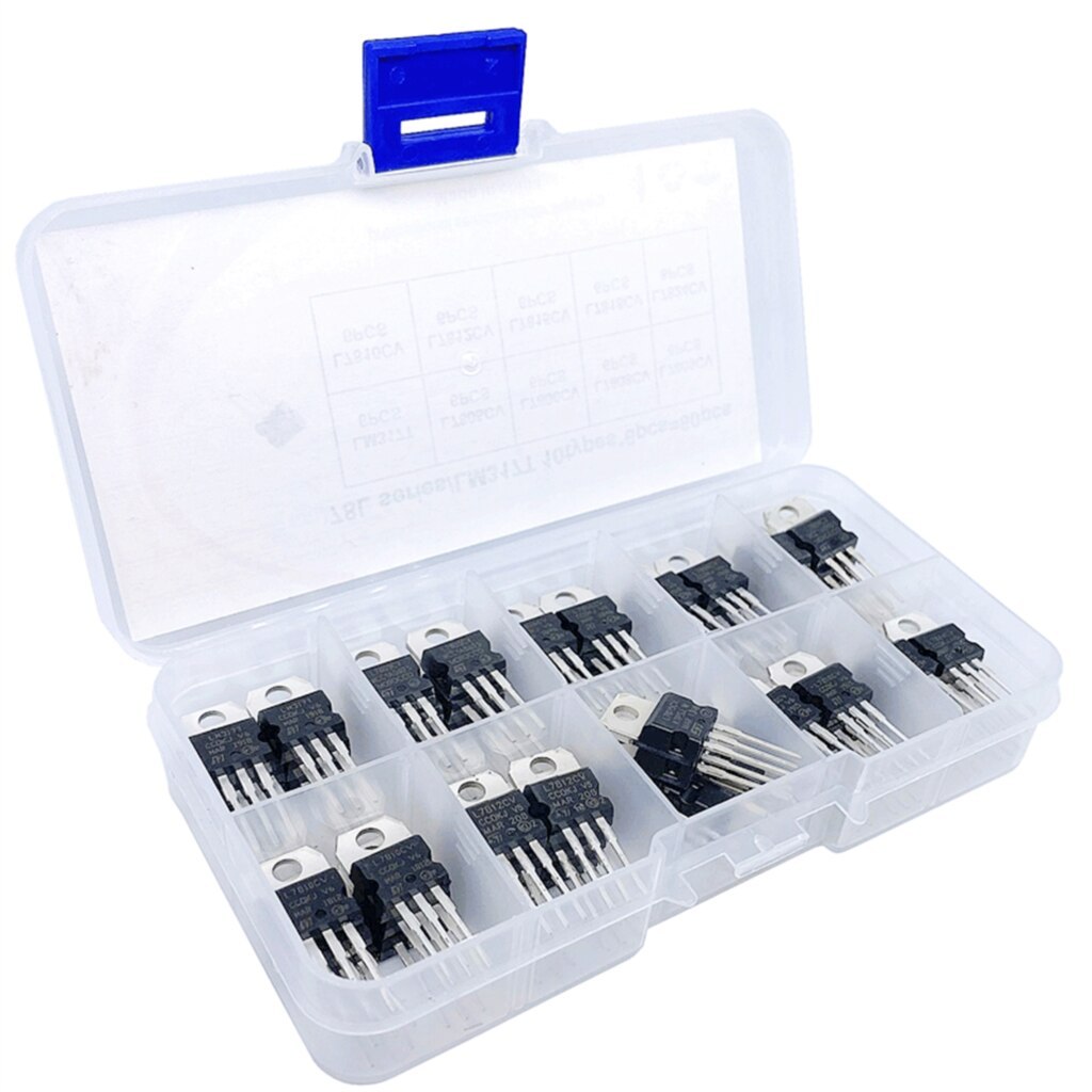 60 LM317T/L7805/06/08/09/10/12/15/18/24CV three-terminal voltage regulator manifold set
