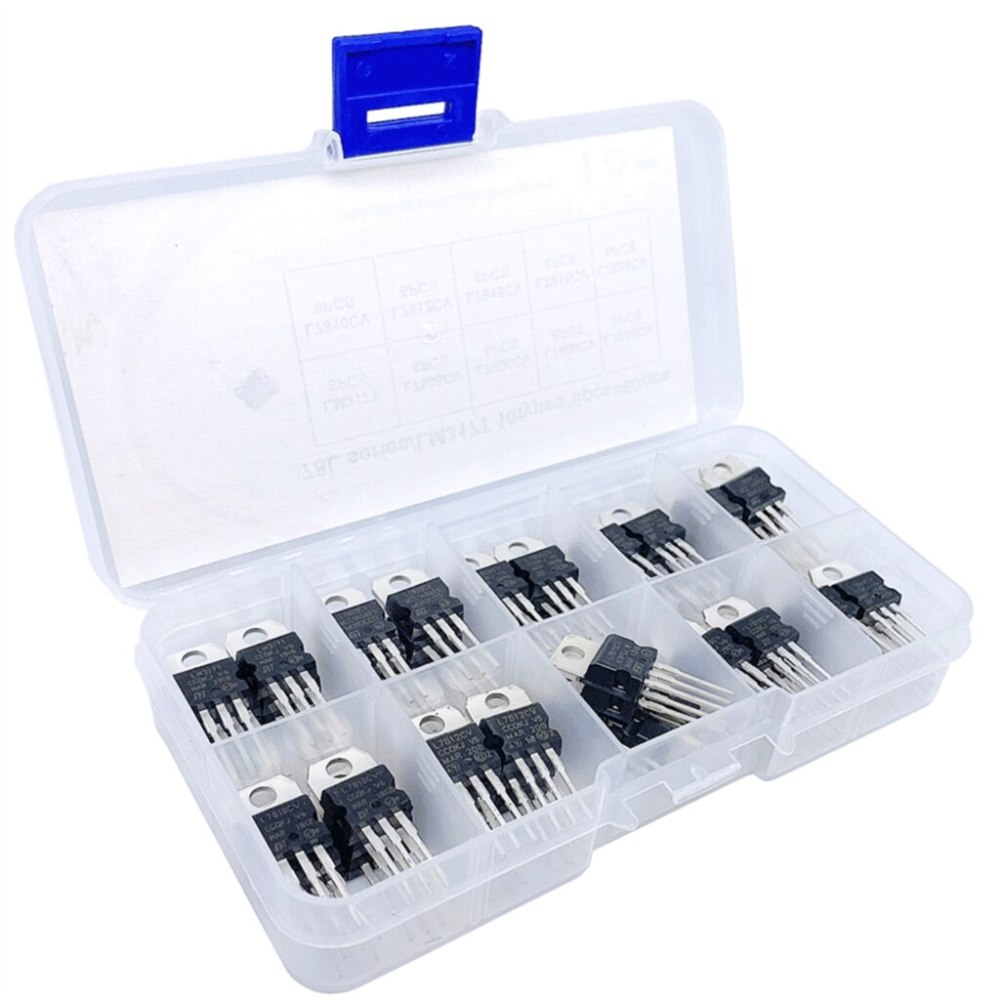 60 LM317T/L7805/06/08/09/10/12/15/18/24CV three-terminal voltage regulator manifold set