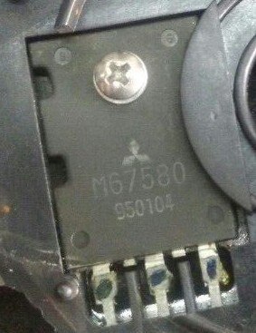 M67580 high-power composite triode for automobile