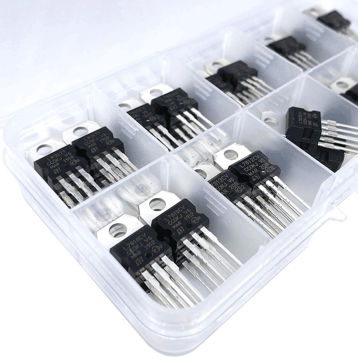 60 LM317T/L7805/06/08/09/10/12/15/18/24CV three-terminal voltage regulator manifold set