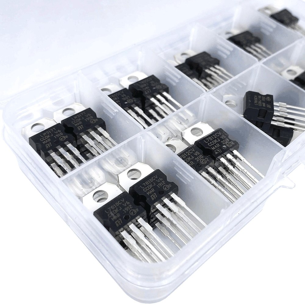 60 LM317T/L7805/06/08/09/10/12/15/18/24CV three-terminal voltage regulator manifold set