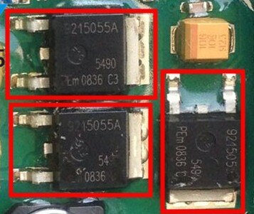 9215055A for Roewe 550ABS pump computer board vulnerable chip