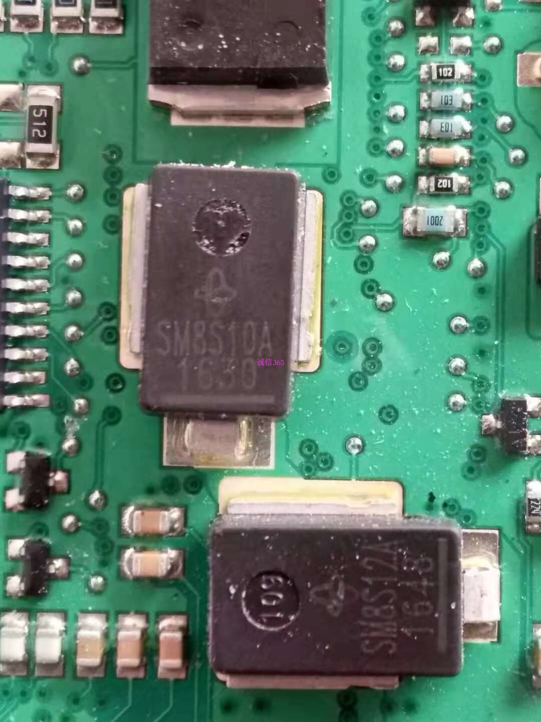 SM8S10A-E3/2D DO-218 automotive diode high power large volume SMD TVS tube chip