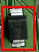LPP 0B M7 small turtle computer board fragile diode brand new original