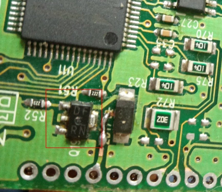 DF two triode for Nissan Liwei Tiida motor fragile triode IC chip