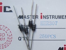 10pcs/lot HER307 Ultrafast Recovery Diode 3A/800V Brand New