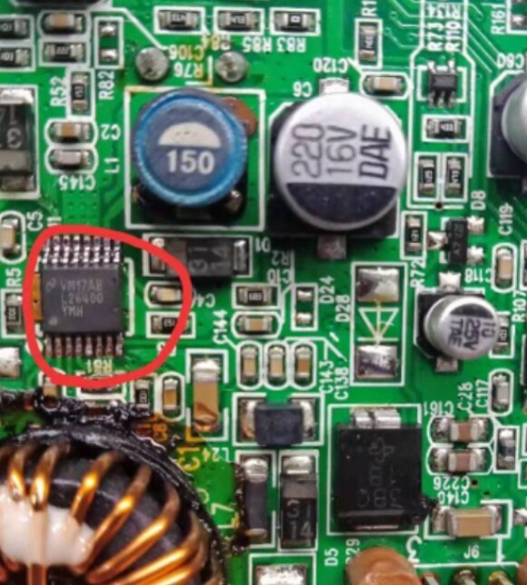 LM26400YMH screen printing L26400 TSSOP16 automotive vulnerable switching regulator chip