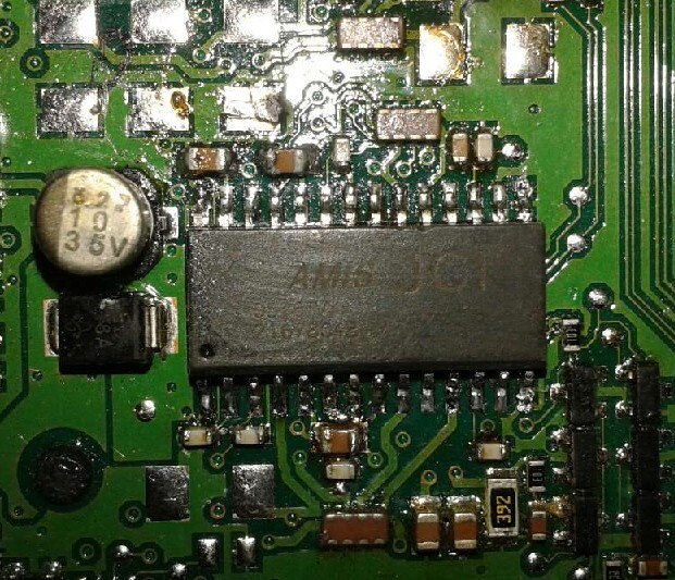 21678048-7 for Peugeot 307 body computer board vulnerable chip