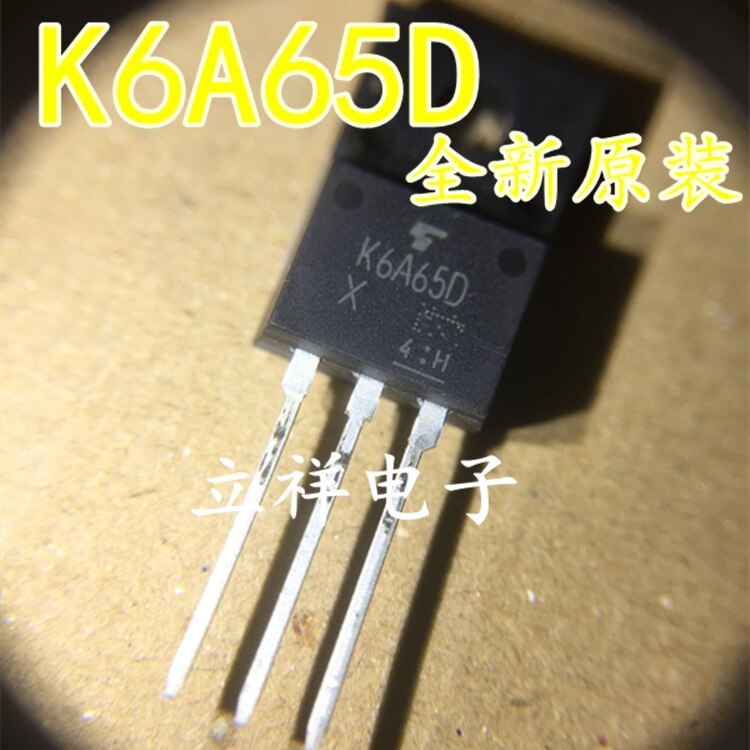 Best Quality 100% original K6A65D TK6A65D 6A650V   TO-220F    In Stock Chip 10pcs