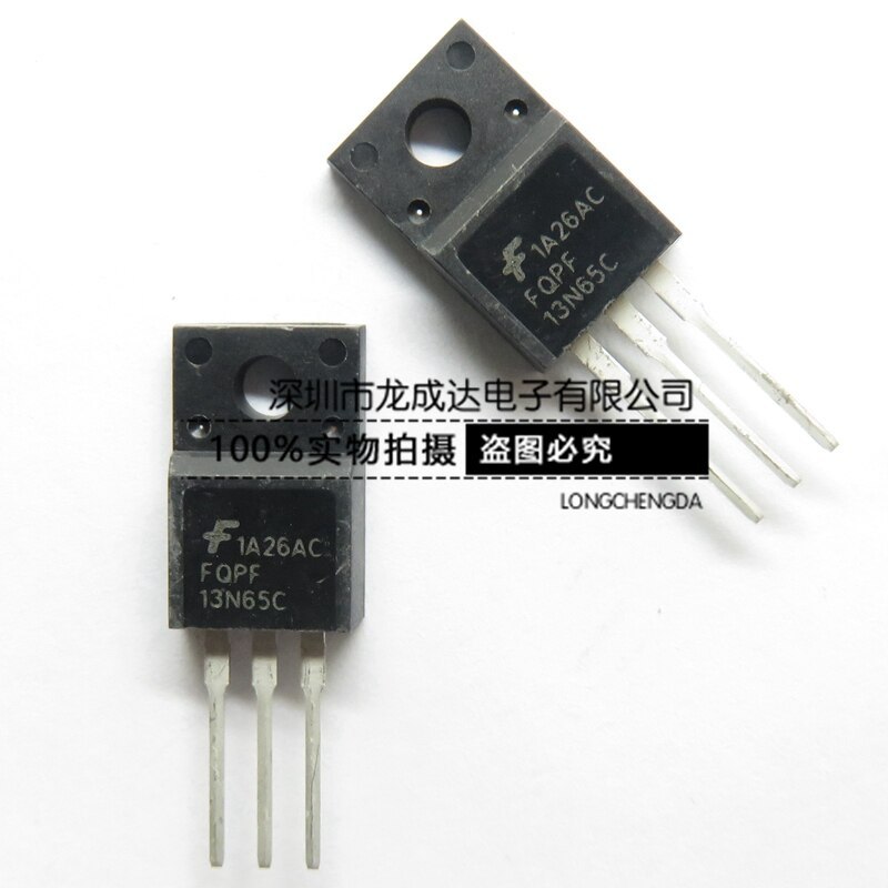 Best Quality 100% original FQPF13N65C FQPF 13N65C 13N65 TO220    In Stock  5pcs/lot Chip