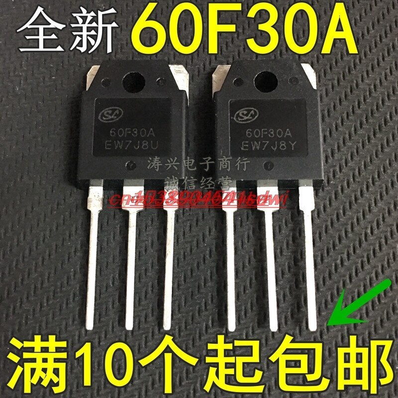 Best QualityFree shipping 10PCS 60F30A  60F30 TO-3P 300V 60A