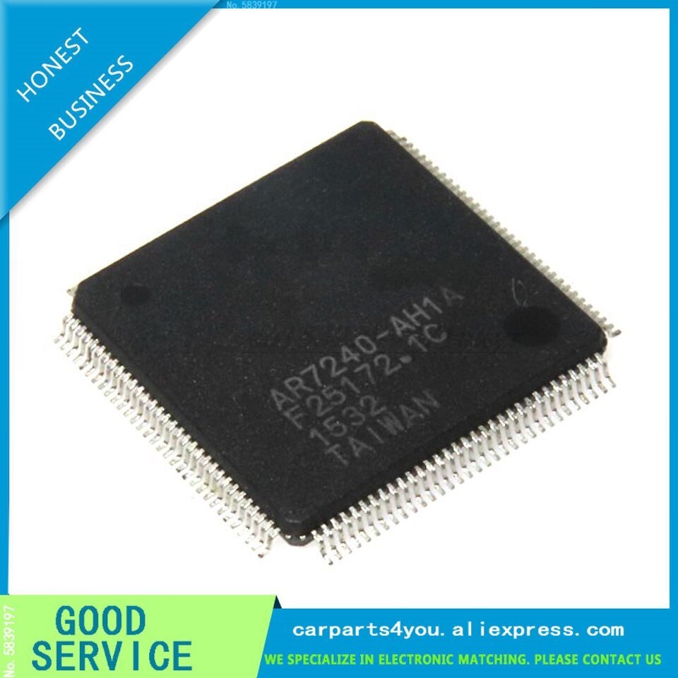 Best Quality 5PCS Router chip AR7240 AR7240-AH1A TQFP128 IC FOR Network adapter chip electronics 100% New AR7240 QFP-128 Chipset