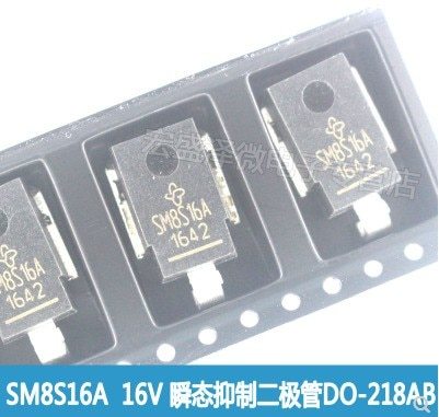 Best Quality SM8S16A 6600W car protection TVS transient suppression diode DO-218AB brand new