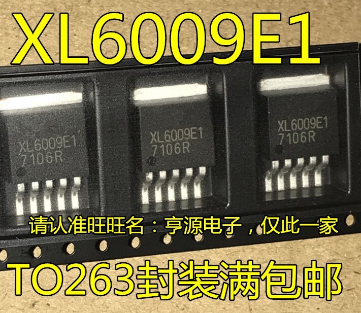 5pieces XL6009E1 60V 4A 400KHZ TO263-5L XL6009