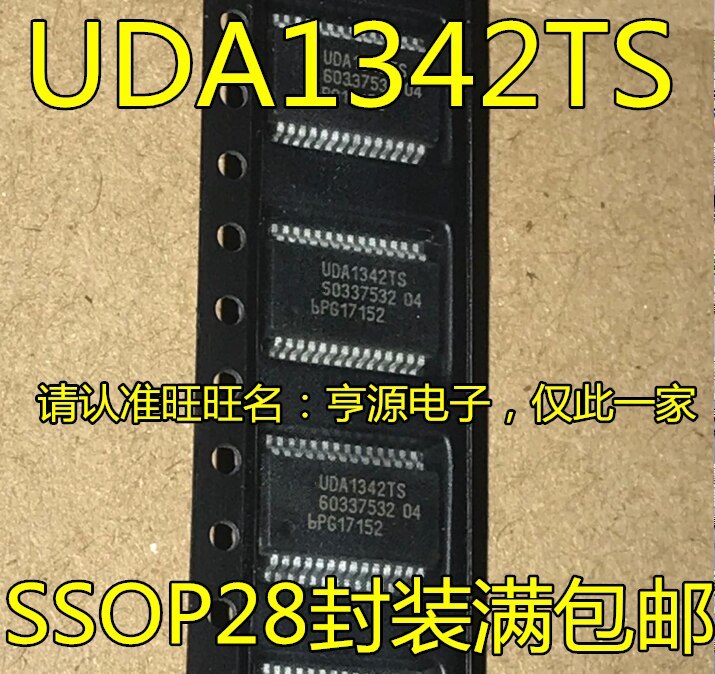 5pieces UDA1342  UDA1342TS  SSOP28