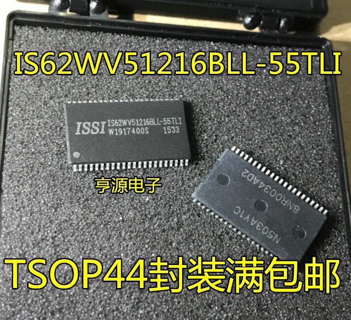 100% Test Best Quality 5pieces IS62WV51216BLL-55TLI IS62WV51216BLL
