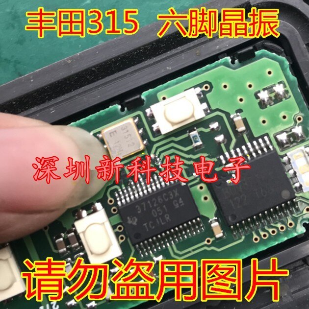 315 for Toyota smart card fragile crystal oscillator 6 feet brand new