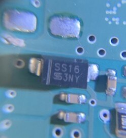 SS16 automotive computer board SMD diode brand new