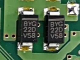 BYG22D car computer board vulnerable common diode brand new