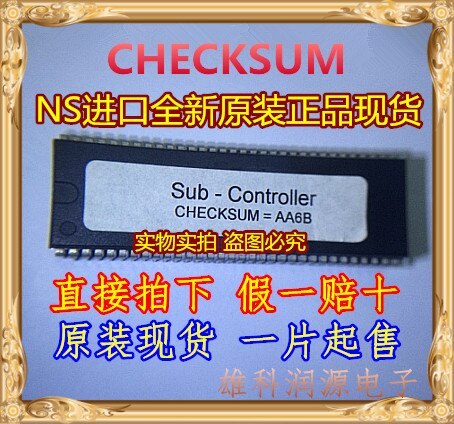 CHECKSUM CHECKSUM=AA6B