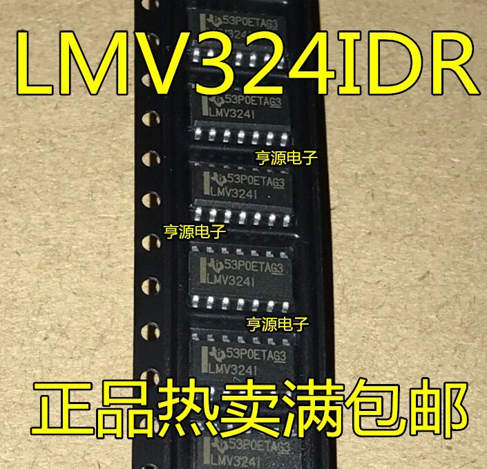 100% Test Best Quality 10pieces LMV324 LMV324I LMV324IDR SOP-14