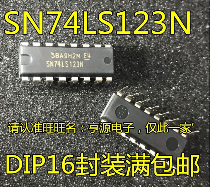 100% Test Best Qualiy 5pieces SN74LS123N HD74LS123P DIP16