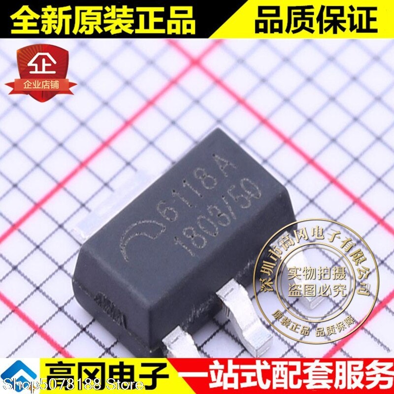 10pieces ME6118A50B3G SOT-223 6118A ME 1A 5.0V