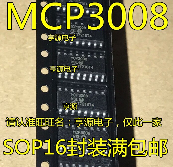 100% Test Best quality 5pieces MCP3008-I/SL MCP3008 SOP14