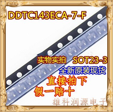 10pieces  DDTC143ECA-7-F SOT23-3